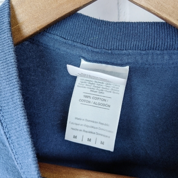 Gildan Blue Act Love Walk T Shirt Tee Top Men's Medium - Picture 4 of 5